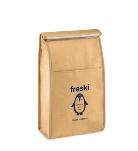 PAPERLUNCH Eco-Friendly Woven Paper Insulated Lunch Bag 3L - Beige