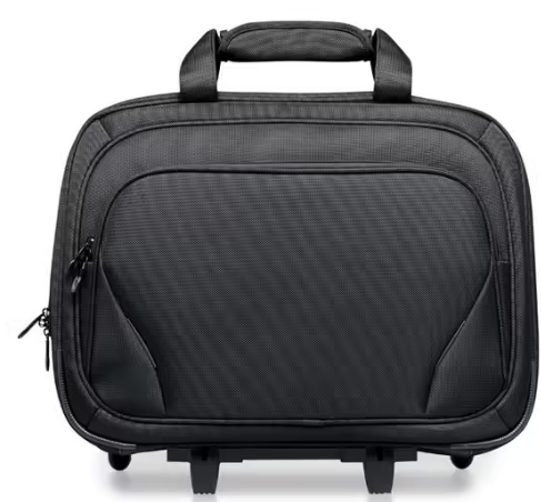 MACAU TROLLEY Executive Business Trolley with Laptop and Tablet Pockets - Black