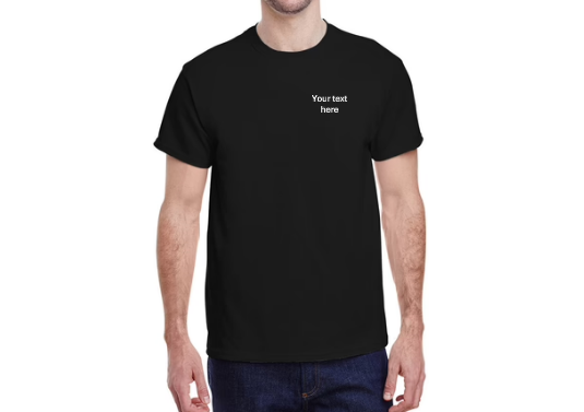 Black - Heavy Cotton All-Purpose Comfortable Fit T-Shirt