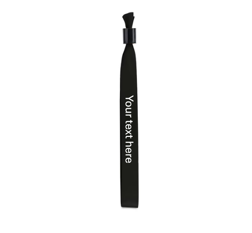 Tamper proof satin bracelet - Black - Egotier