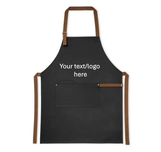 Apron 100% cotton canvas apron (300 g/m²) with metal details