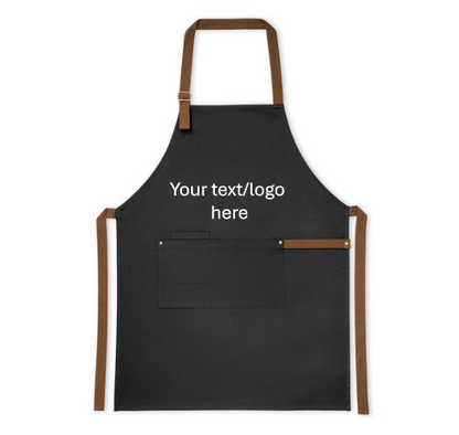 Apron 100% cotton canvas apron (300 g/m²) with metal details
