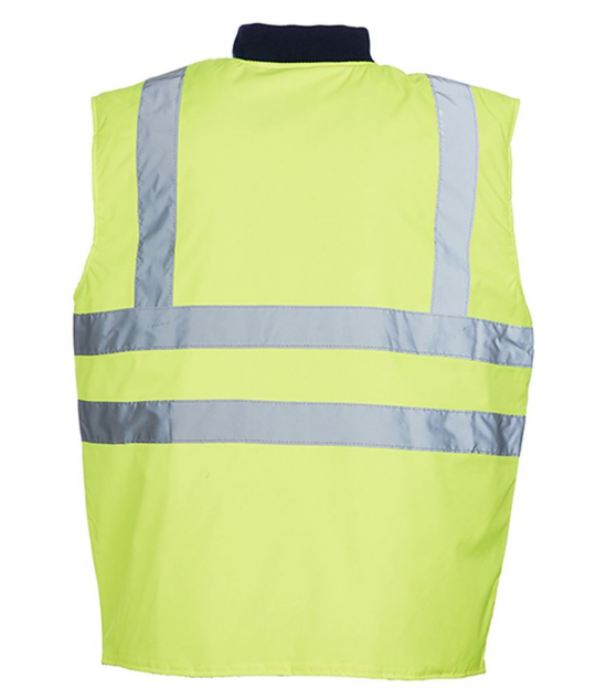 Blackrock Yellow Hi Vis Reversible Bodywarmer