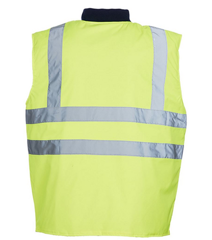 Blackrock Yellow Hi Vis Reversible Bodywarmer