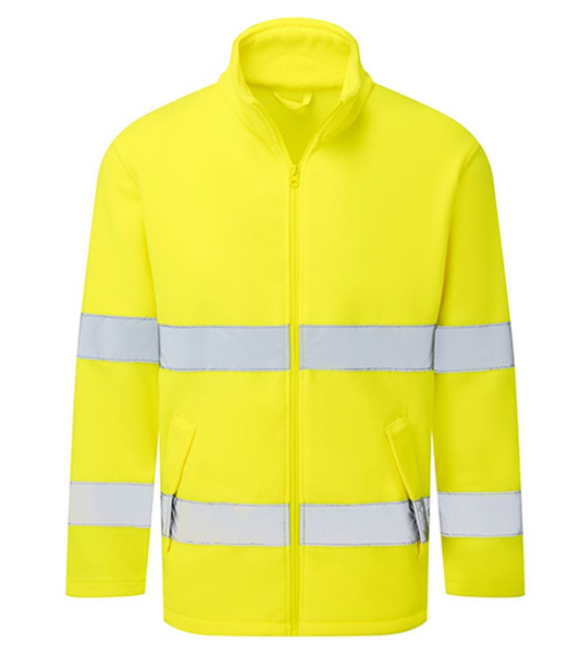 Portwest Essential Yellow Hi Vis Fleece Jacket