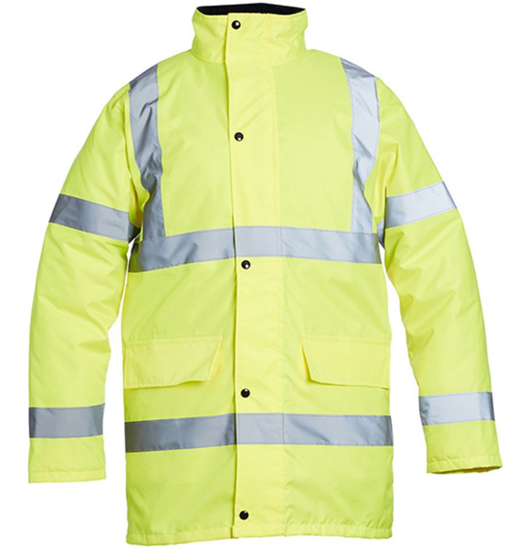 Blackrock Yellow Padded Waterproof Hi Vis Jacket