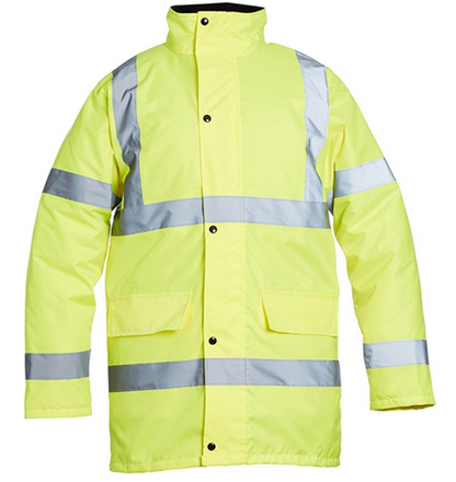 Blackrock Yellow Padded Waterproof Hi Vis Jacket