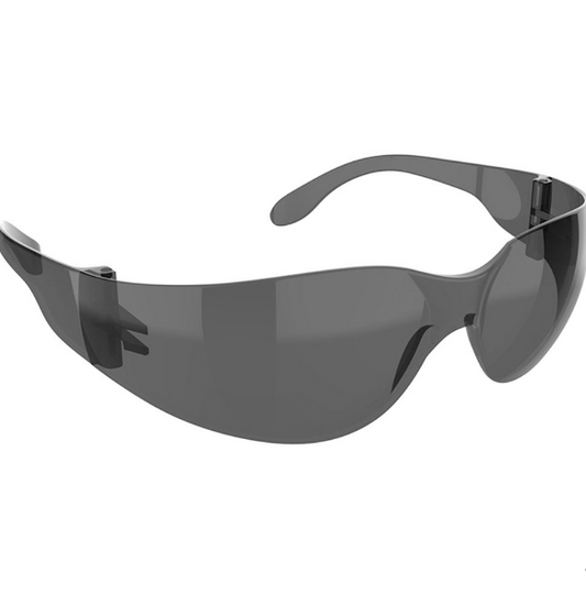JSP M9401S Wraplite Smoke Safety Sunglasses - Anti Scratch & Anti Mist Hardia Lens pack 10x