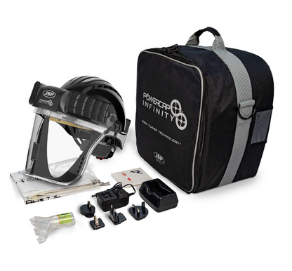JSP Powercap Infinity PAPR Powered Respirator - Complete Unit with Carry Case CEA646