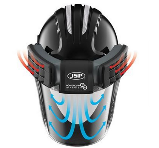 JSP Powercap Infinity PAPR Powered Respirator - Complete Unit with Carry Case CEA646