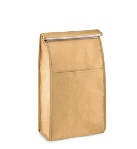 PAPERLUNCH Eco-Friendly Woven Paper Insulated Lunch Bag 3L - Beige