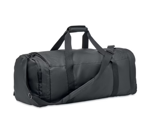 VALLEY DUFFLE Eco-Friendly Large Sports and Travel Duffle Bag - Black