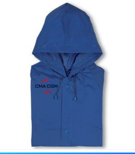 BLADO PVC Durable PVC Raincoat with Hood and Press-Stud Fastening