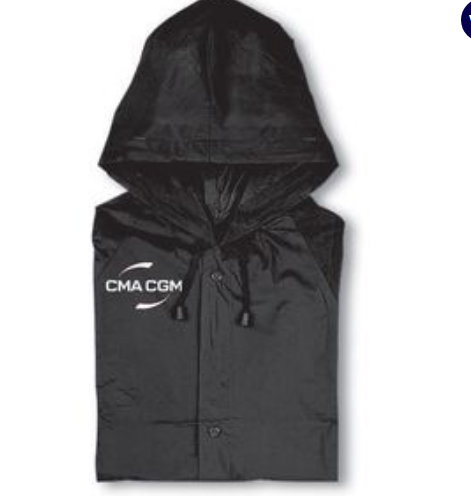 BLADO PVC Durable PVC Raincoat with Hood and Press-Stud Fastening