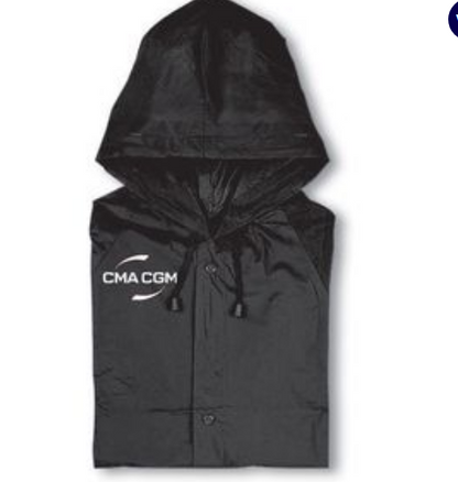 BLADO PVC Durable PVC Raincoat with Hood and Press-Stud Fastening