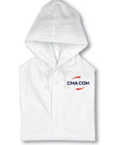 BLADO PVC Durable PVC Raincoat with Hood and Press-Stud Fastening