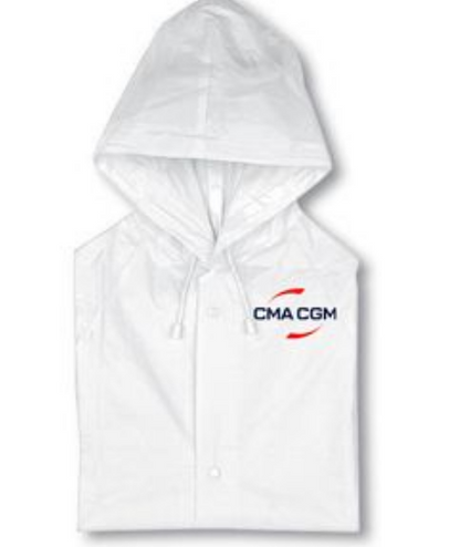 BLADO PVC Durable PVC Raincoat with Hood and Press-Stud Fastening