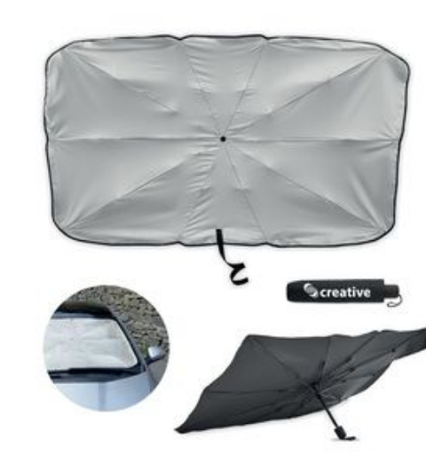 BAYANG Premium UV Protection Car Sunshade Umbrella - Black