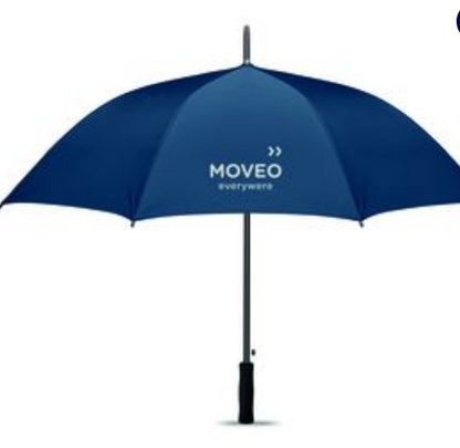 SWANSEA+ 27 Inch Auto Open Silver Coated Umbrella