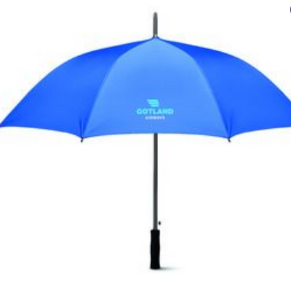 SWANSEA+ 27 Inch Auto Open Silver Coated Umbrella
