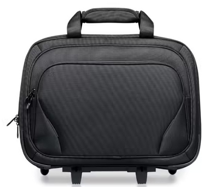 MACAU TROLLEY Executive Business Trolley with Laptop and Tablet Pockets - Black