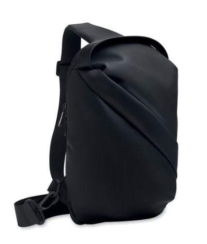 DAY Cross chest bag in soft PU - Black