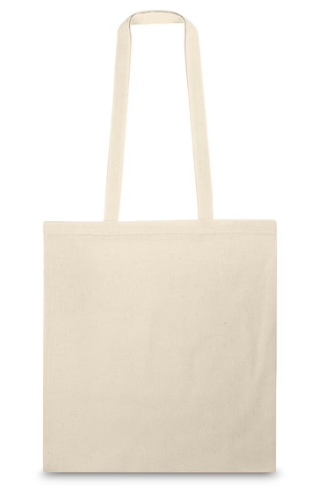 100% cotton bag (100 g/m²) - Light natural