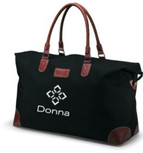 BOCCARIA Deluxe Large Sports and Travel Bag - Black