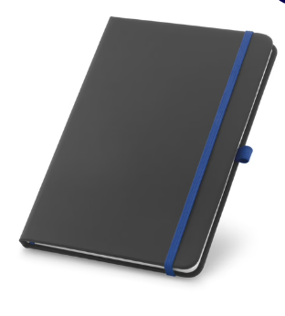 A5 notebook in PU with lined sheets - Red