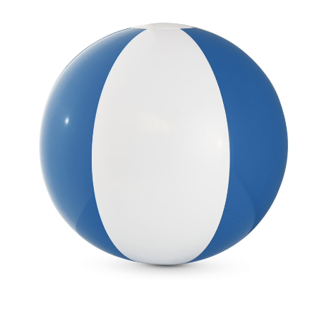 Inflatable beach ball in opaque PVC