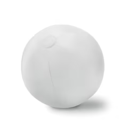 PLAY Giant 40cm PVC Inflatable Beach Ball Fun - White