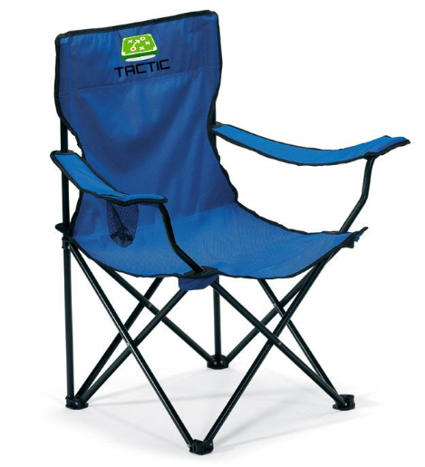 EASYGO Durable Outdoor Folding Chair with Storage Pouch