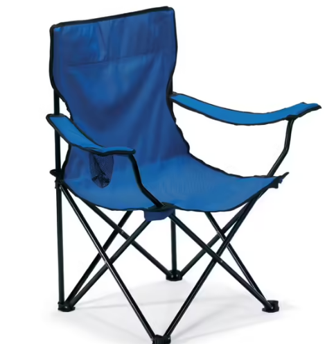 EASYGO Durable Outdoor Folding Chair with Storage Pouch