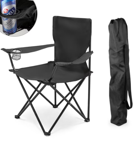 Folding chair in 600D - Black