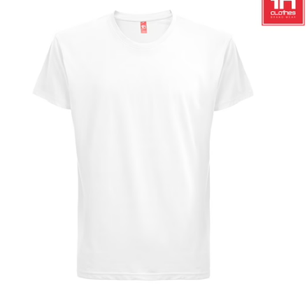 White - 100% cotton T-shirt. White