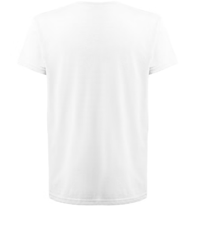 White - 100% cotton T-shirt. White