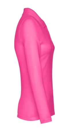 Women's long sleeve polo shirt