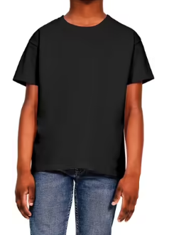 Youth Ringspun Cotton Classic T-Shirt with Tear Out Label