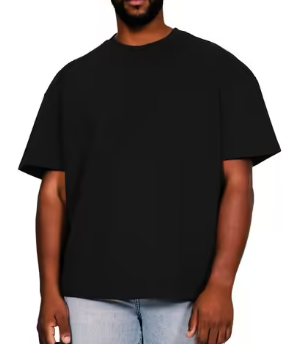 Eco-Friendly Oversized 350 GSM Cotton T-Shirt