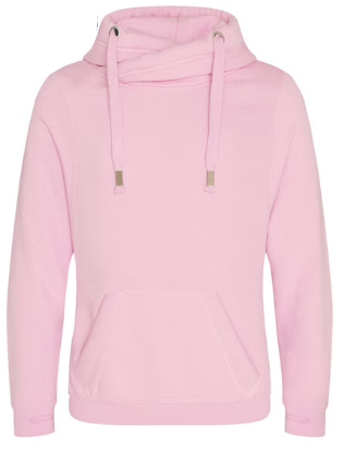 Heavyweight Cross Neck Hoodie with Thumb Holes