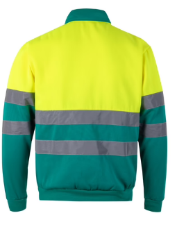 Two-tone sweatshirt (300g/m²) in polyester fleece (100%)