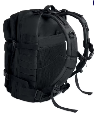 CARRYCONFI Outdoor backpack 600D RPET - Black -