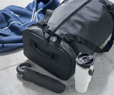 MOUNTAIN Travel tarpaulin duffle bag - Black