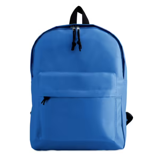 Backpack with Zipper Pocket - 600D Polyester