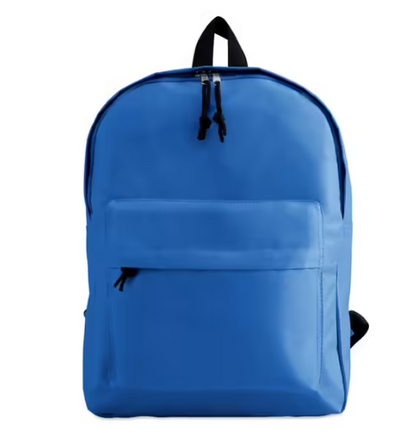 Backpack with Zipper Pocket - 600D Polyester