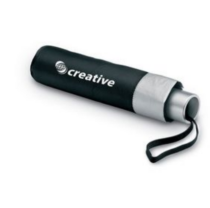 CARDIF 21 Inch Foldable Umbrella with Silver Coating