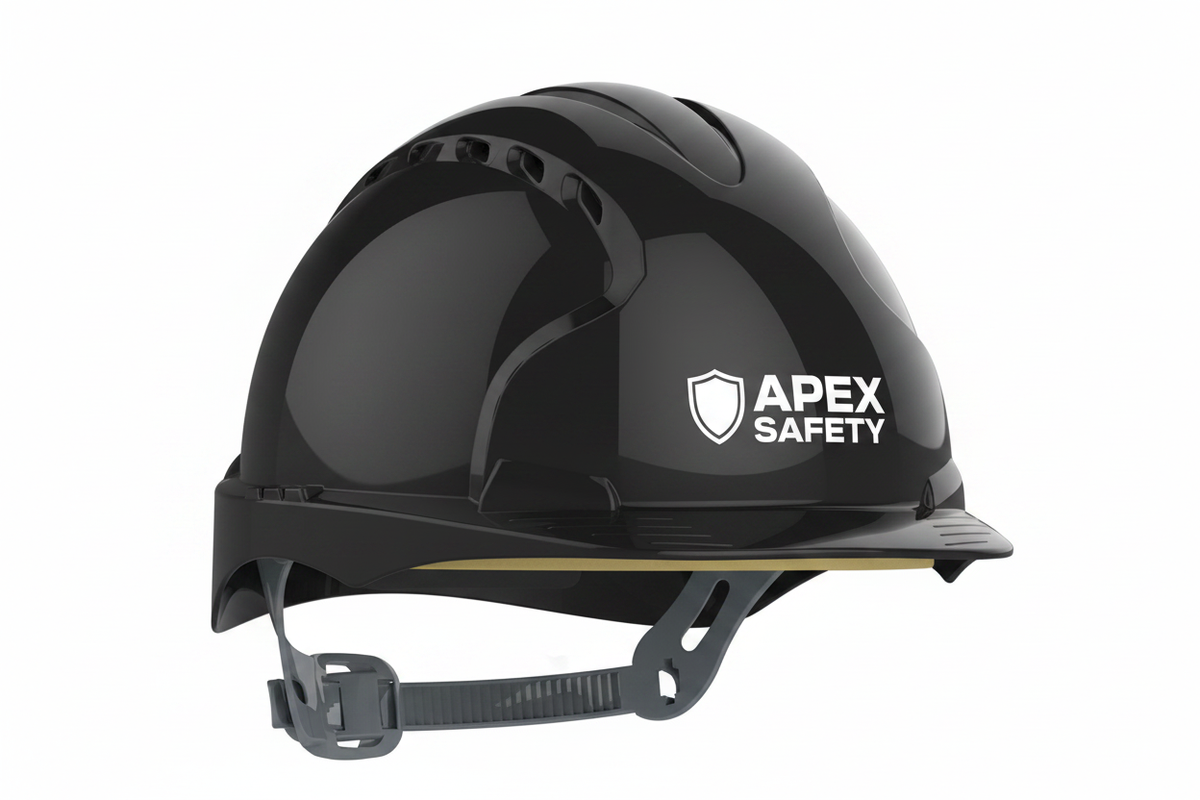 Black Hard Hat Mockup