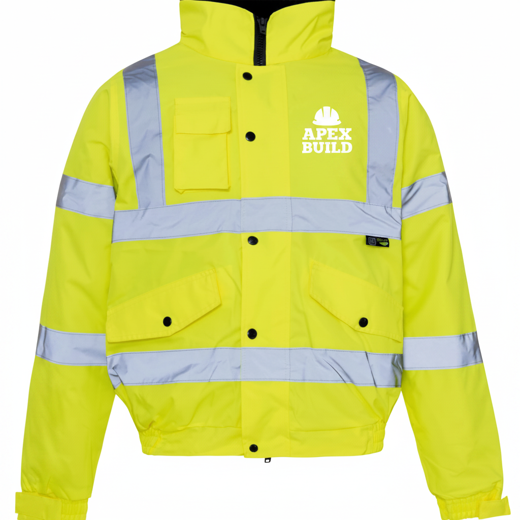 Hi-Vis Bomber Jacket APEX BUILD