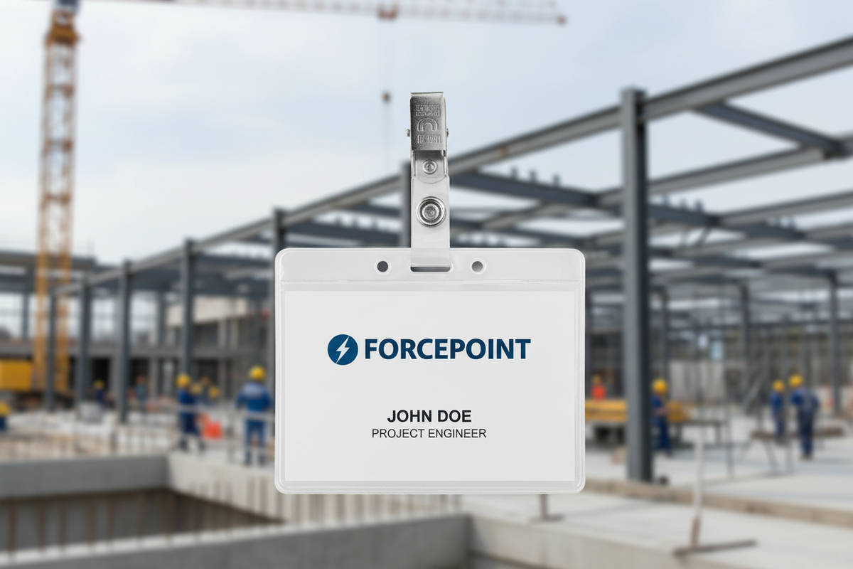 Horizontal Badge Holder - FORCEPOINT
