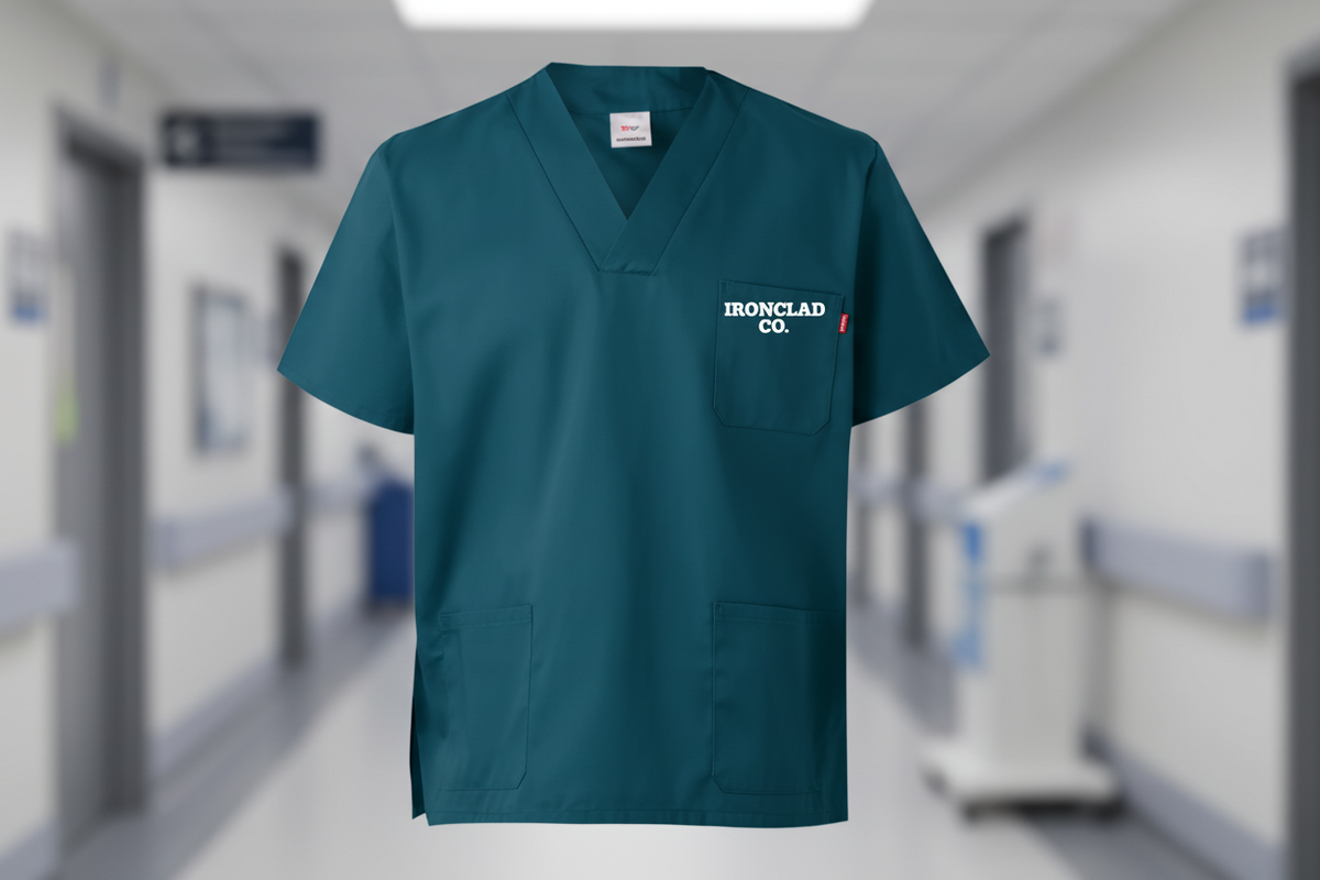 Scrub Top 2 Blue